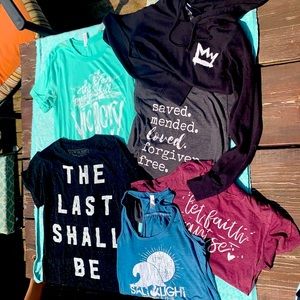 Lot of 6 Christian Religious shirts!🙌🏻Size Small